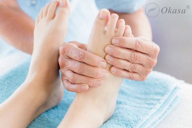 Các bước thực hiện massage chân