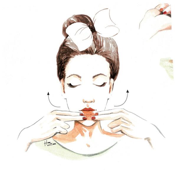 Cách massage mặt thon gọn hiệu quả