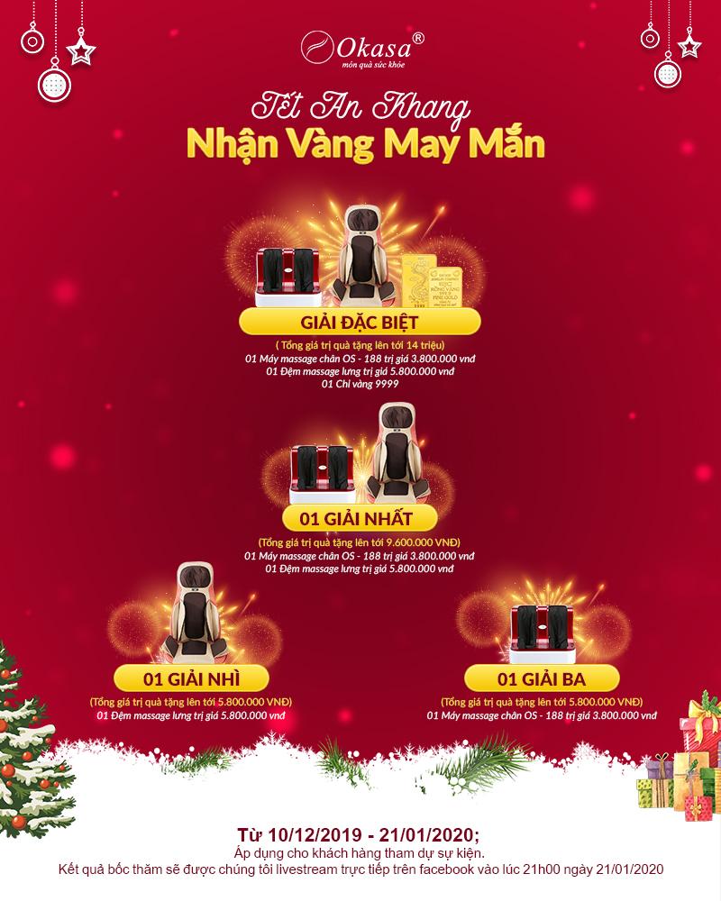 Event bốc thăm trúng thưởng Okasa