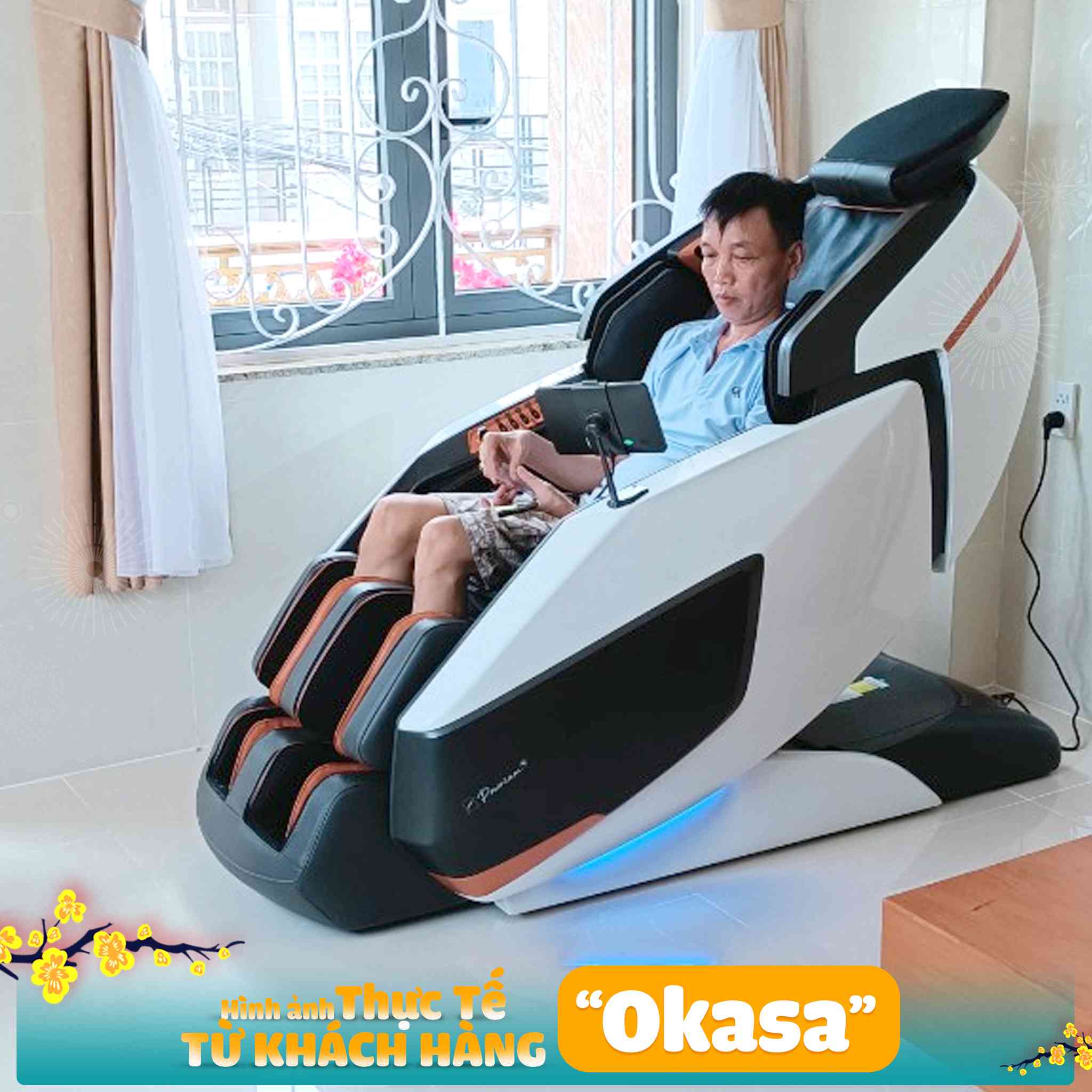 Ghế massage Okasa Premium F1 ( Hàng trưng bày )