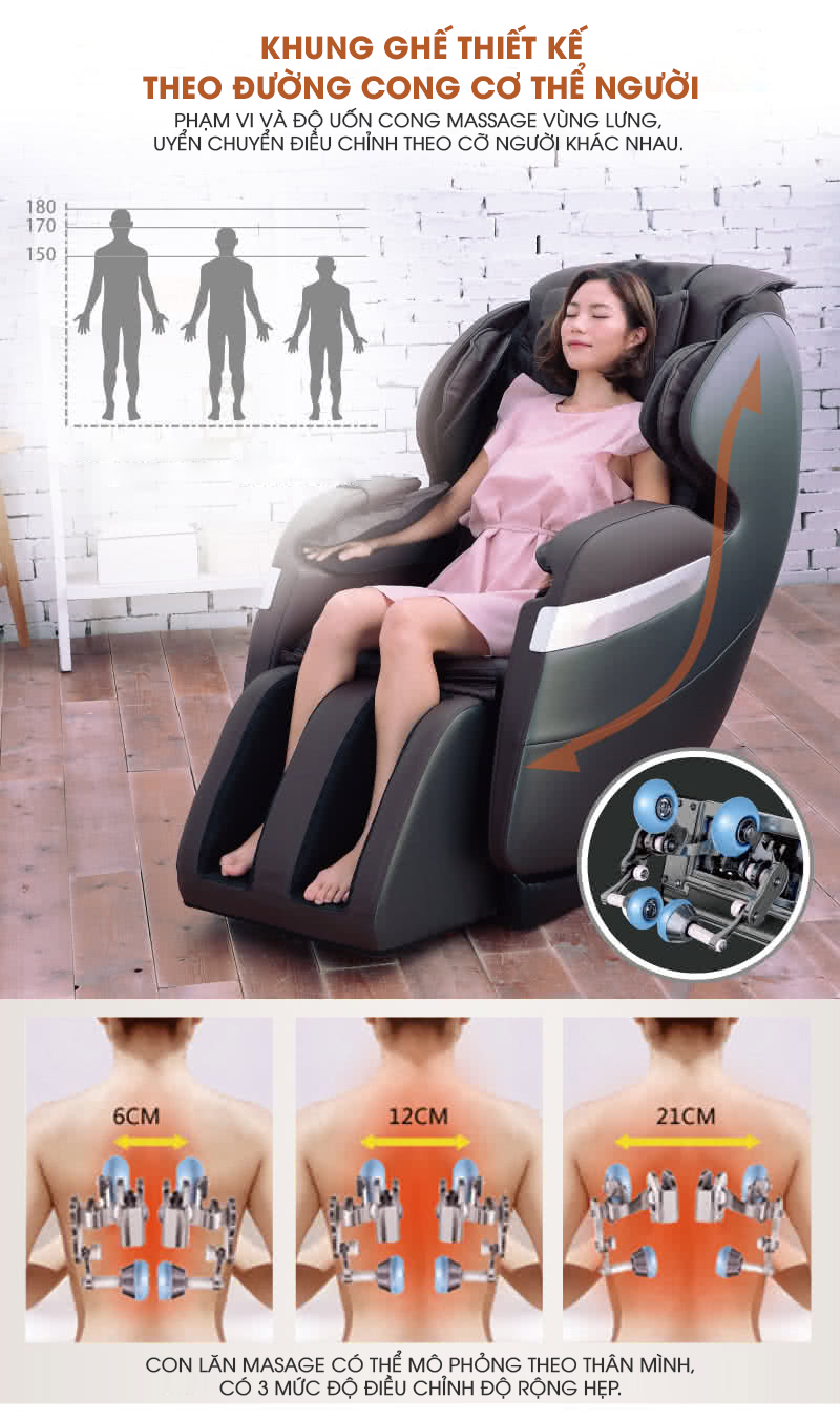 Đánh giá ghế massage Okasa OS-268 Plus