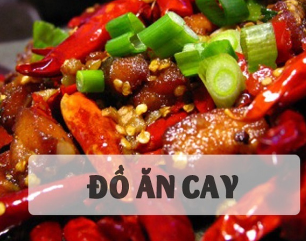 hạn chế ăn đồ cay nóng để giảm đau bụng quanh rốn từng cơn