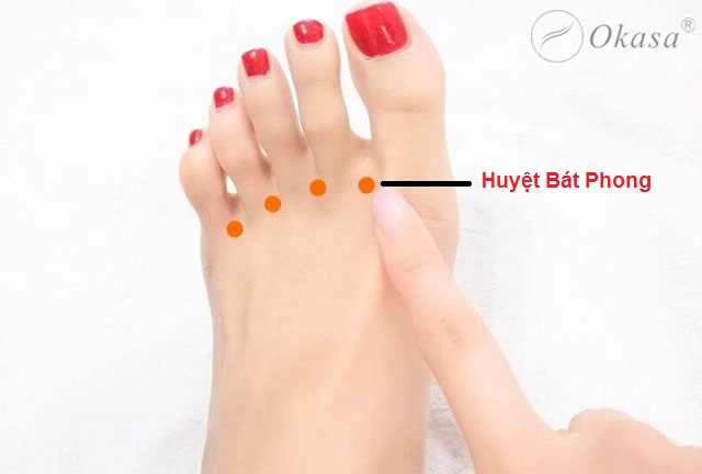 Huyệt Bát Phong