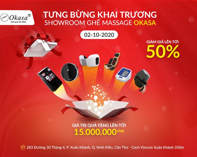 TƯNG BỪNG KHAI TRƯƠNG SHOWROOM OKASA CẦN THƠ