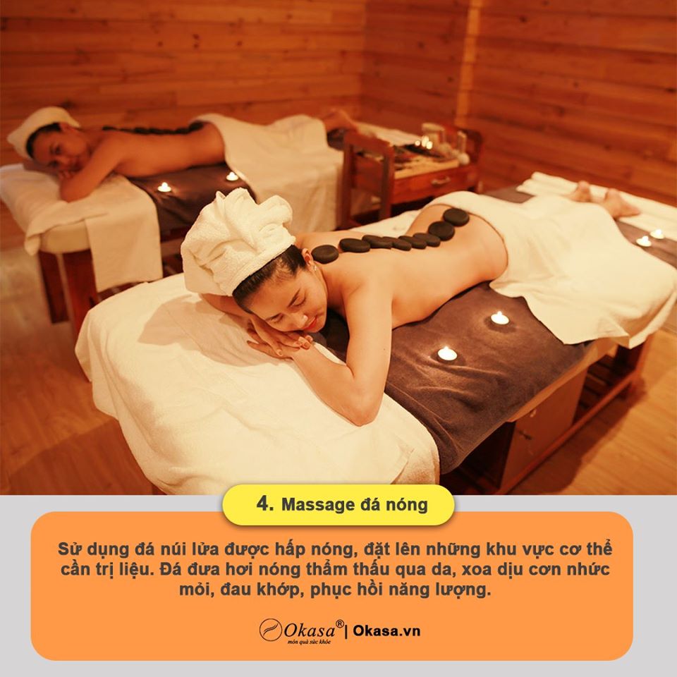Massage thư giãn và massage đá nóng - Kỹ thuật nâng cao sức khỏe và thư giãn tuyệt vời