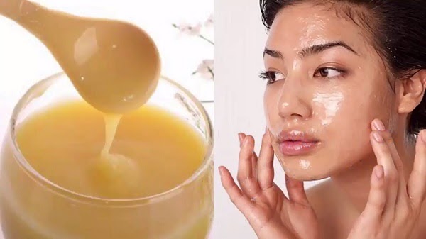 mát xa da mặt bằng mật ong