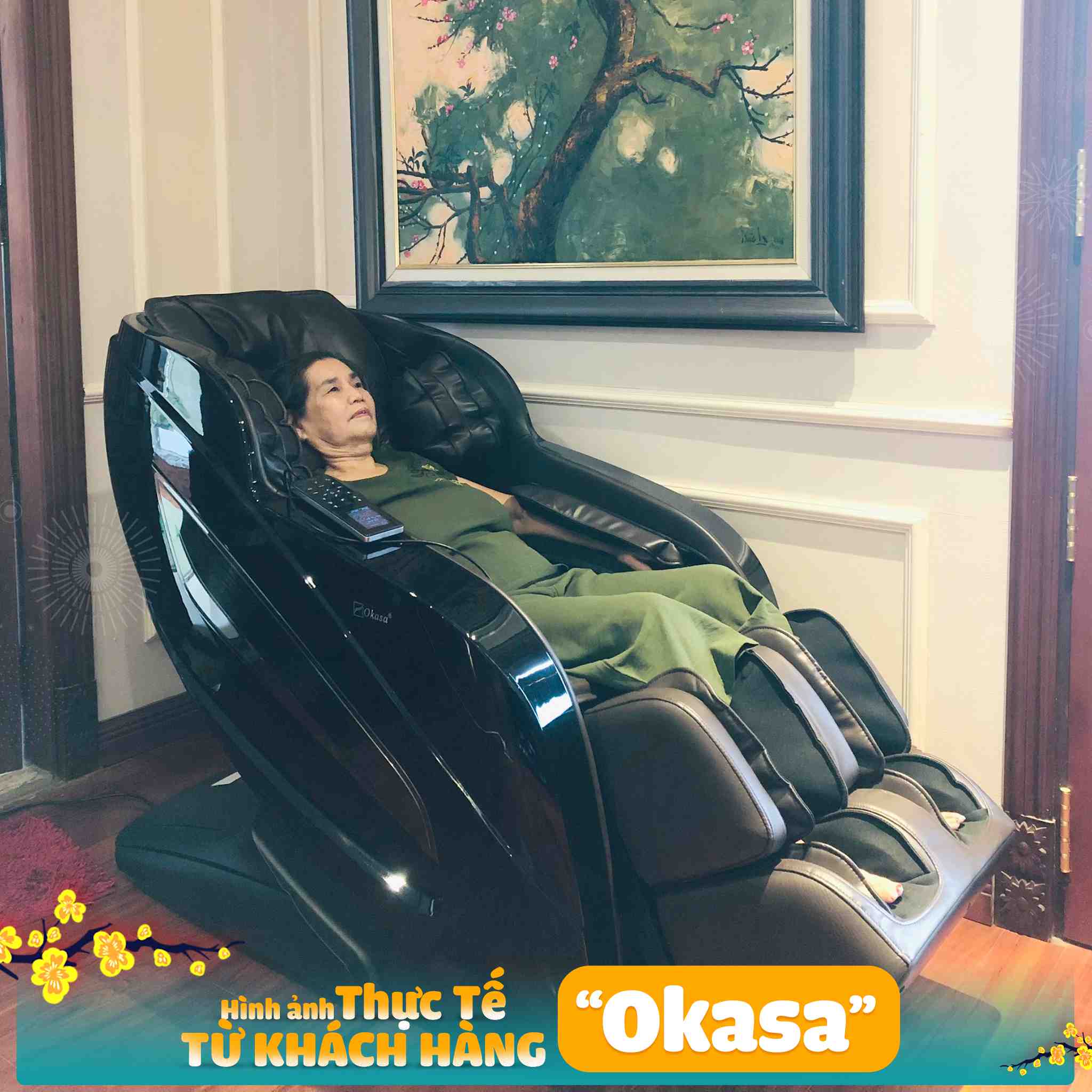 Ghế massage Okasa OS-968 (Hàng trưng bày)