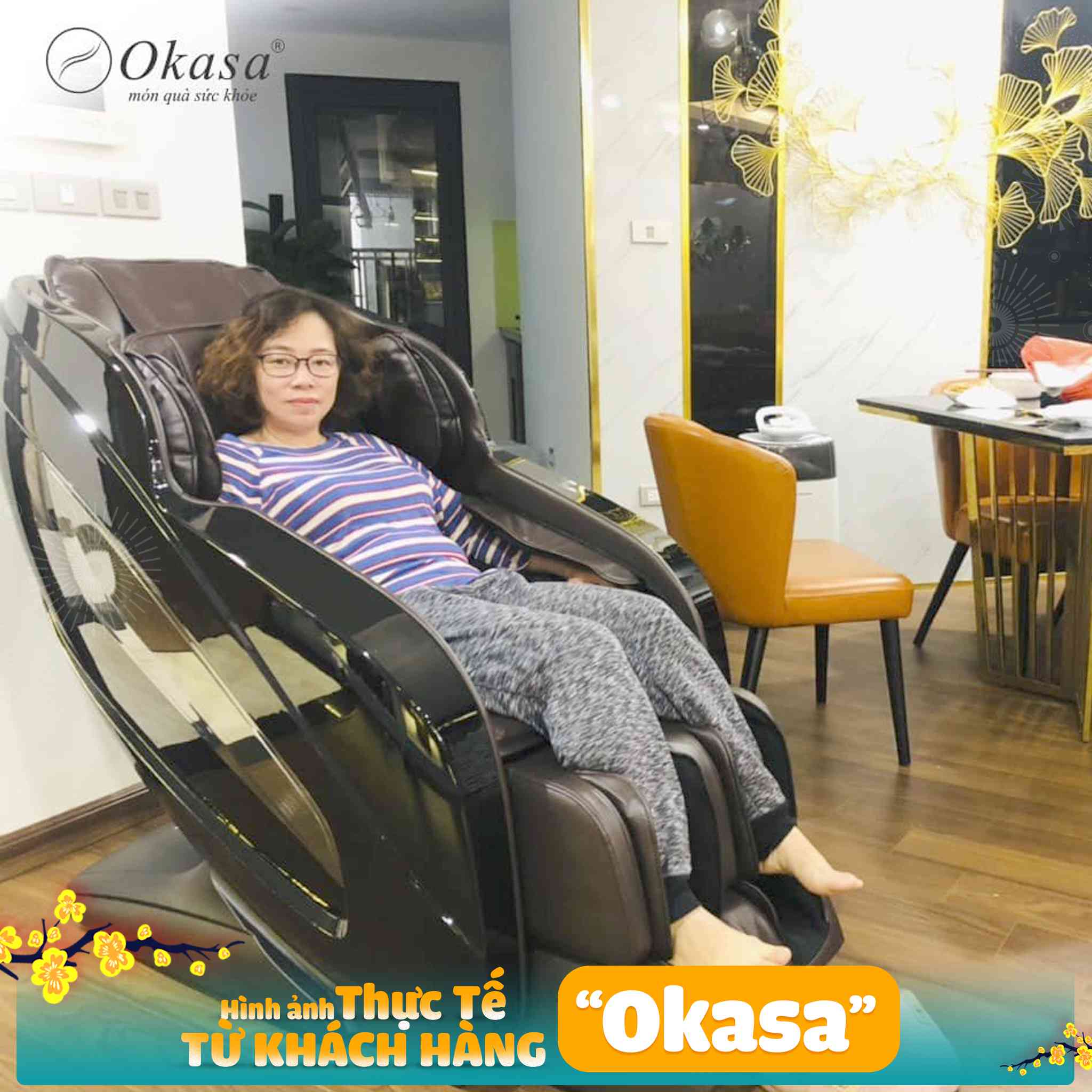 Ghế massage Okasa OS-968 (Hàng trưng bày)