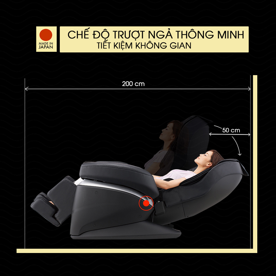 ghế massage toàn thân FUJIIRYOKI JP-870 trượt ngả thông minh