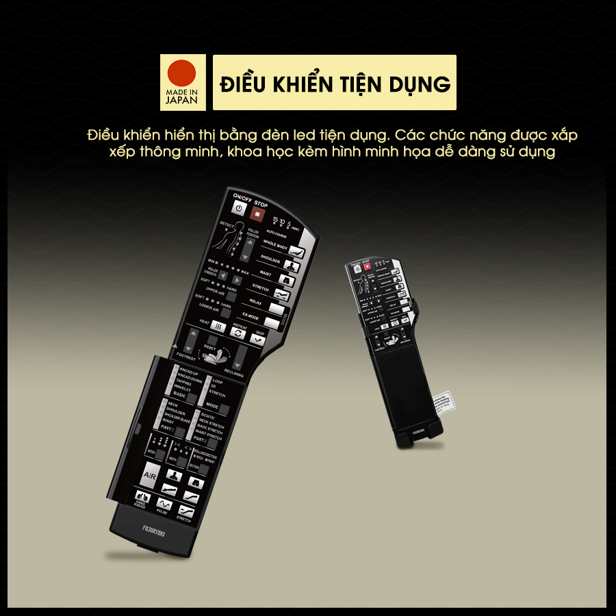 điều khiển ghế massage FUJIIRYOKI JP-870