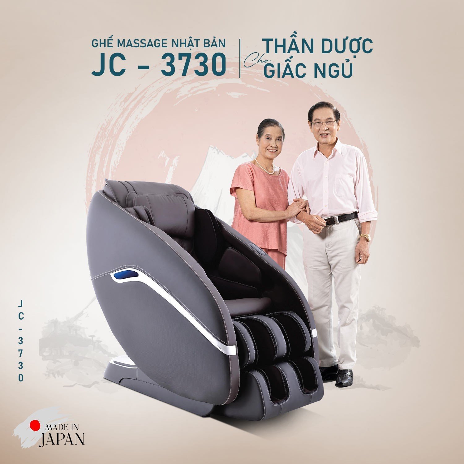 Ghế massage Made in Japan JC-3730