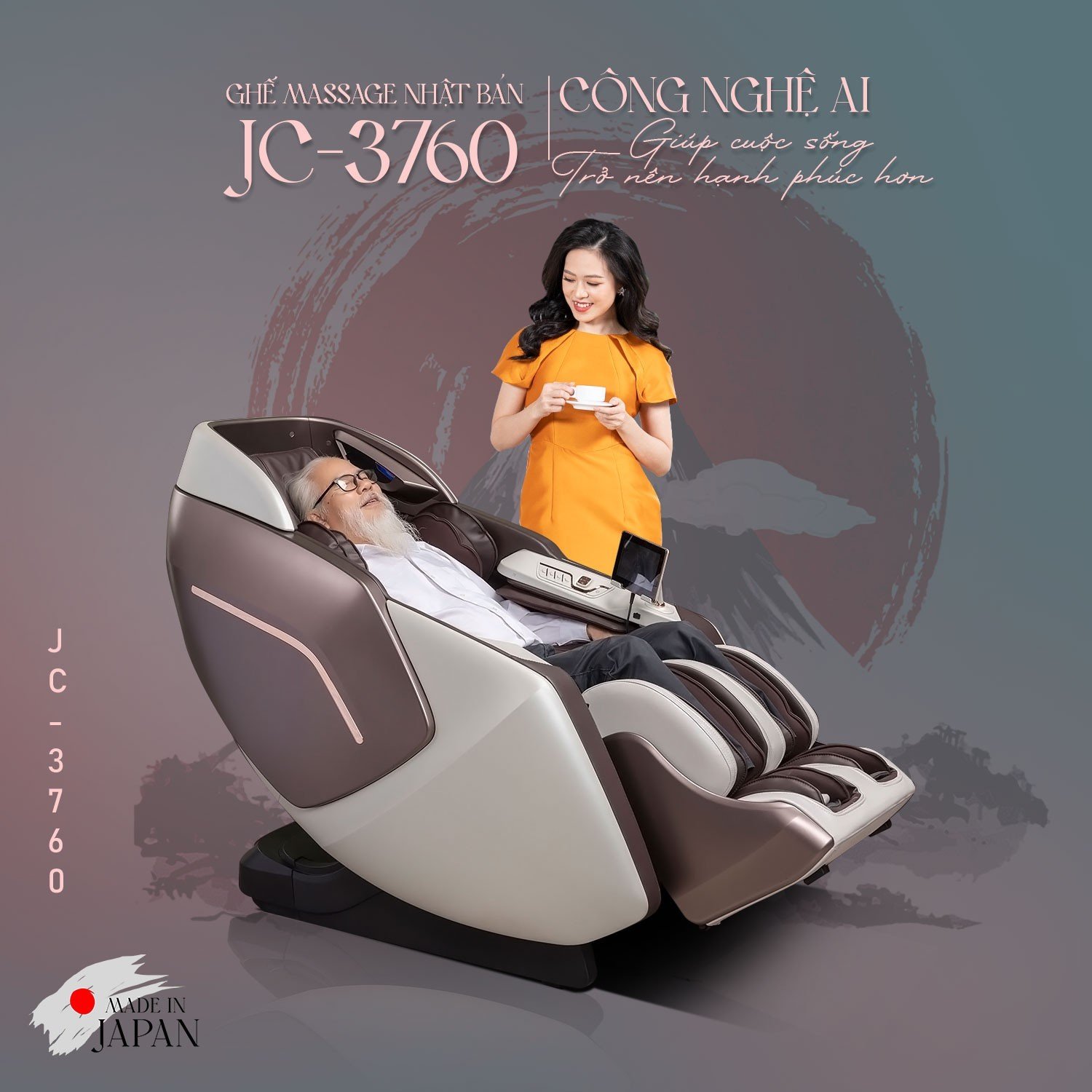 Ghế massage Made in Japan JC - 3760