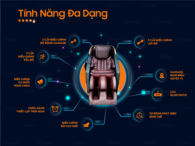 Ghế massage Okasa OS-666