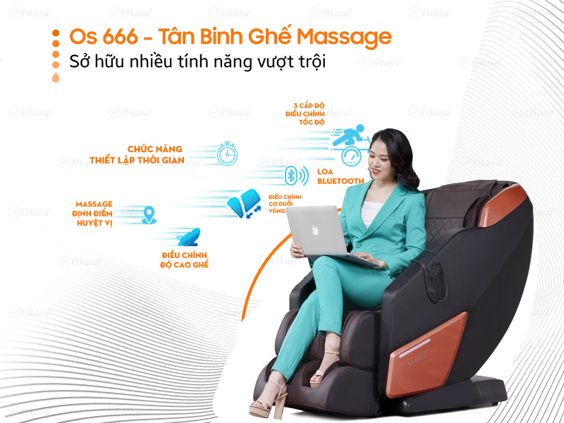 Ghế massage Okasa OS-666