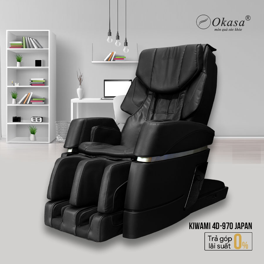 Ghế làm việc + massage + ngủ trưa văn phòng - Kiwami 4D 970