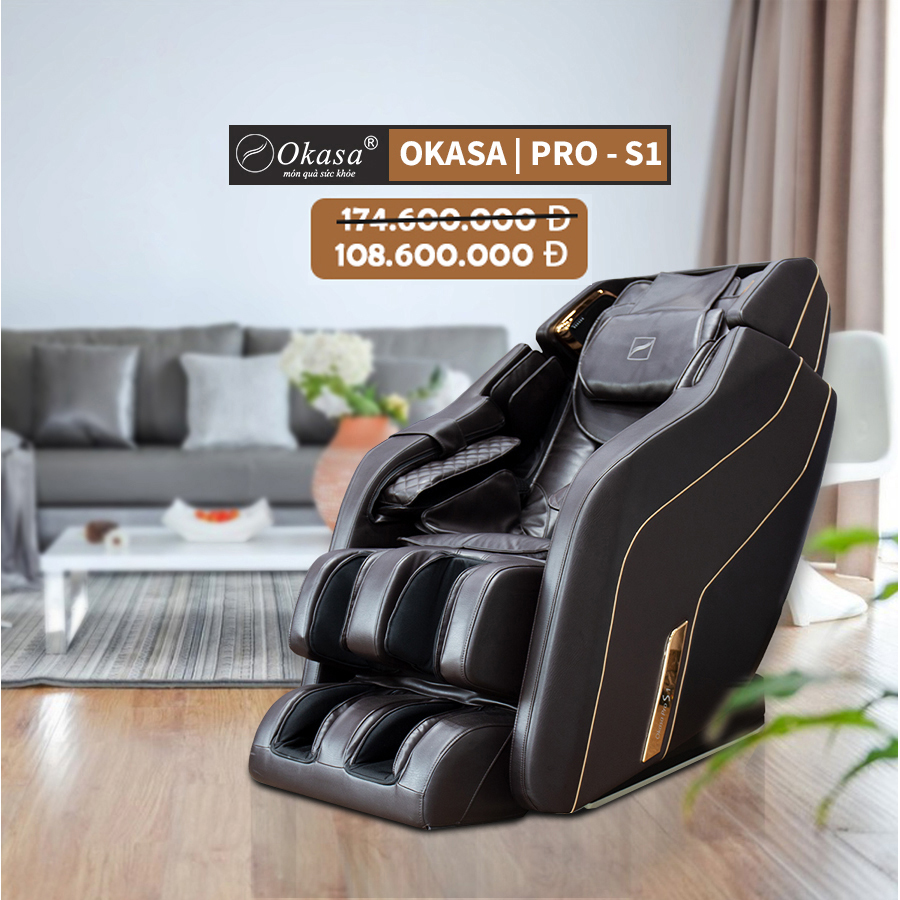 Đánh giá ghế massage cao cấp Okasa Pro S1