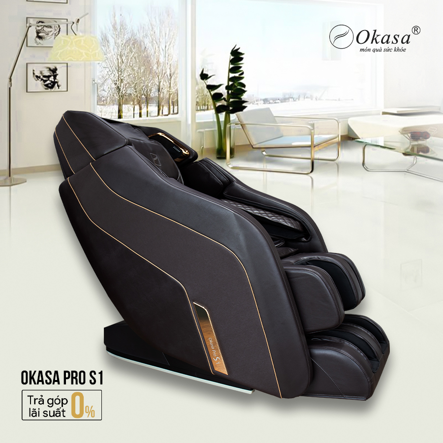 Ghế massage Okasa Pro S1 - Xứng tầm đẳng cấp doanh nhân