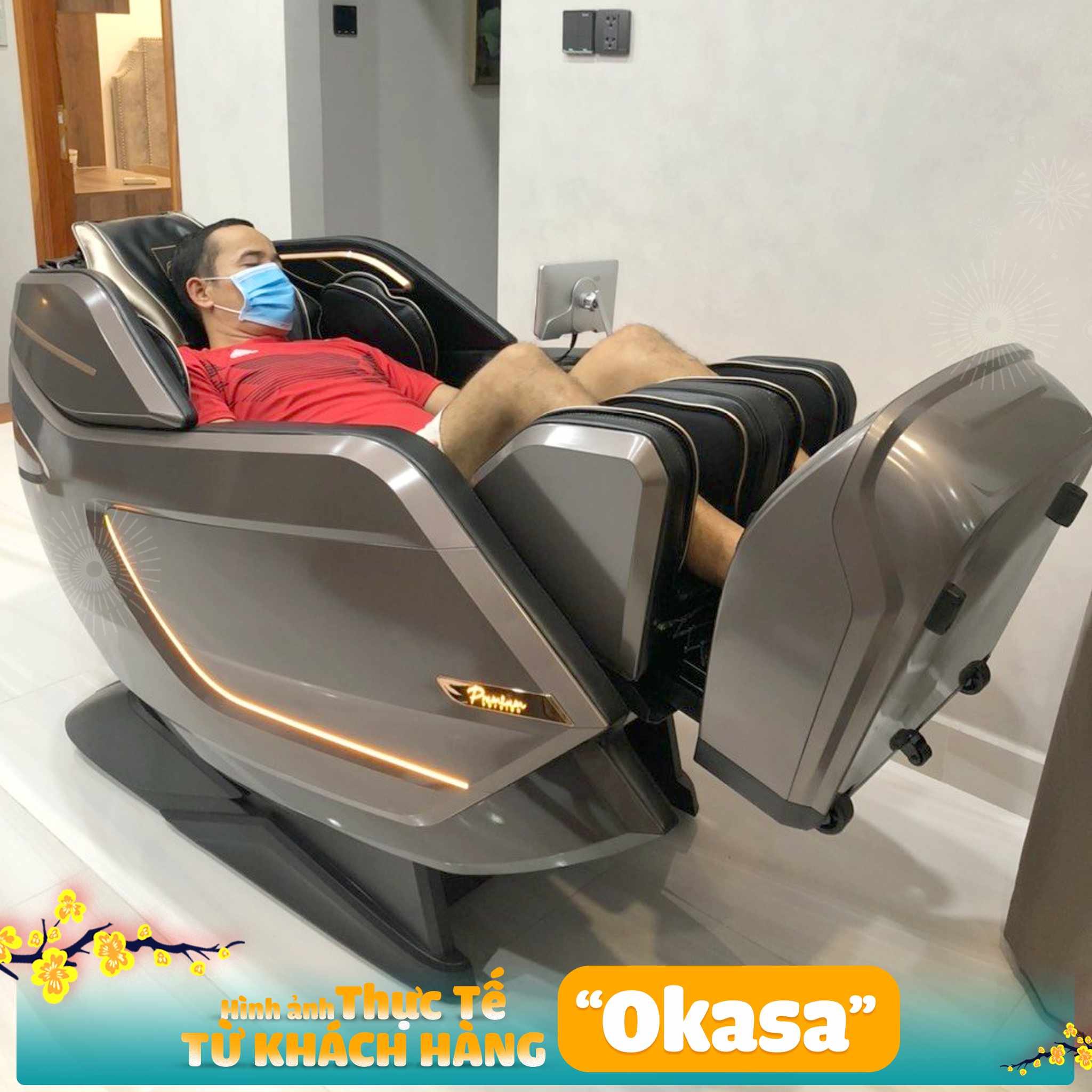 Ghế massage Okasa Premium (Hàng trưng bày)