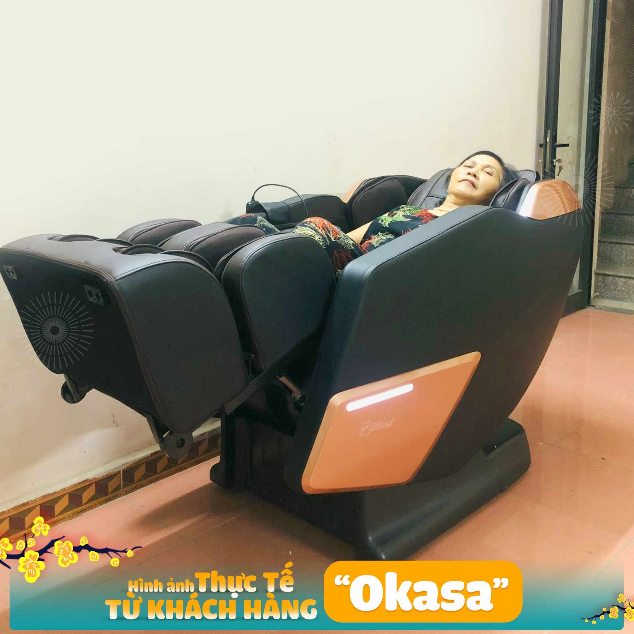 Ghế massage Okasa OS-666 (Hàng trưng bày)
