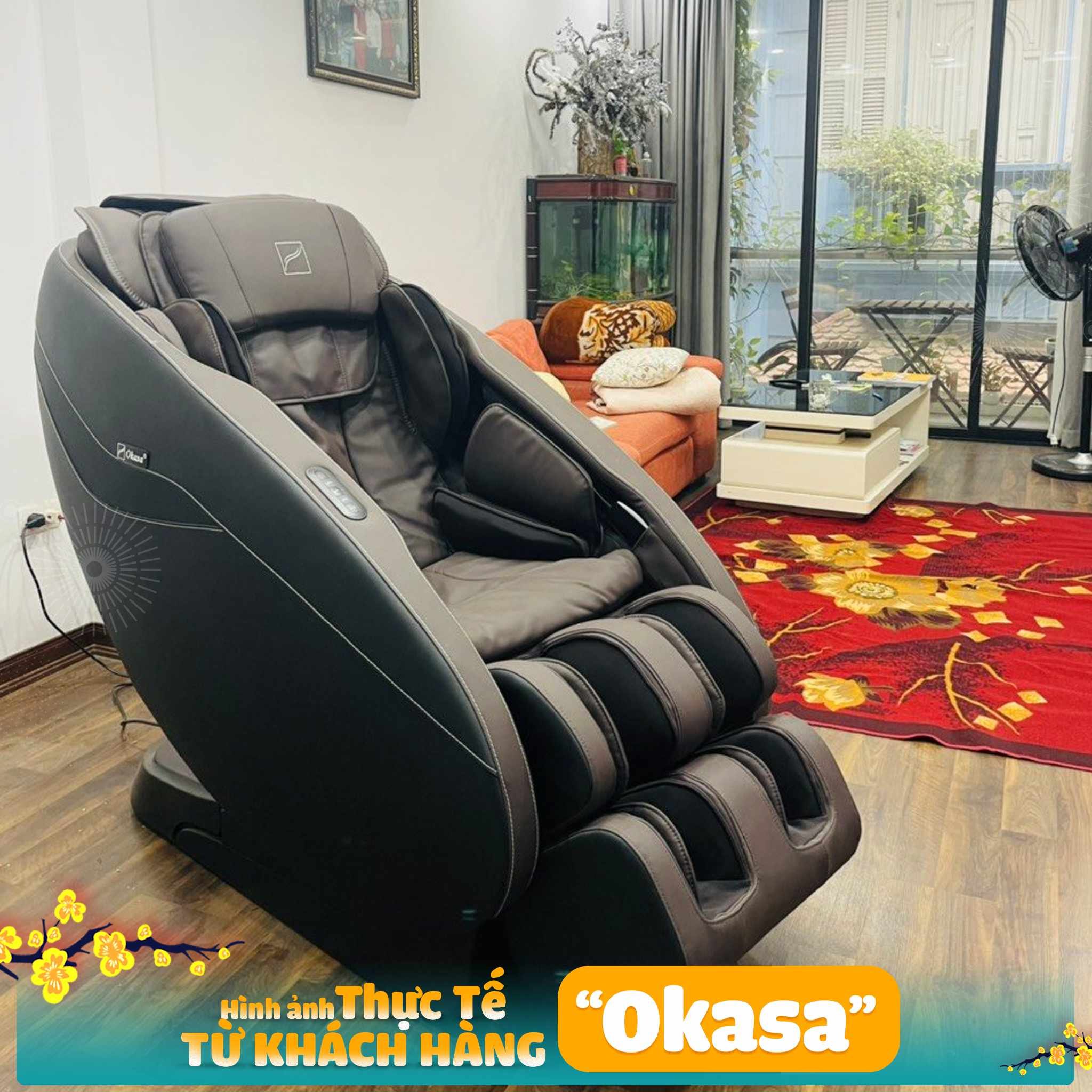 Ghế massage Okasa OS-888 (Hàng trưng bày)