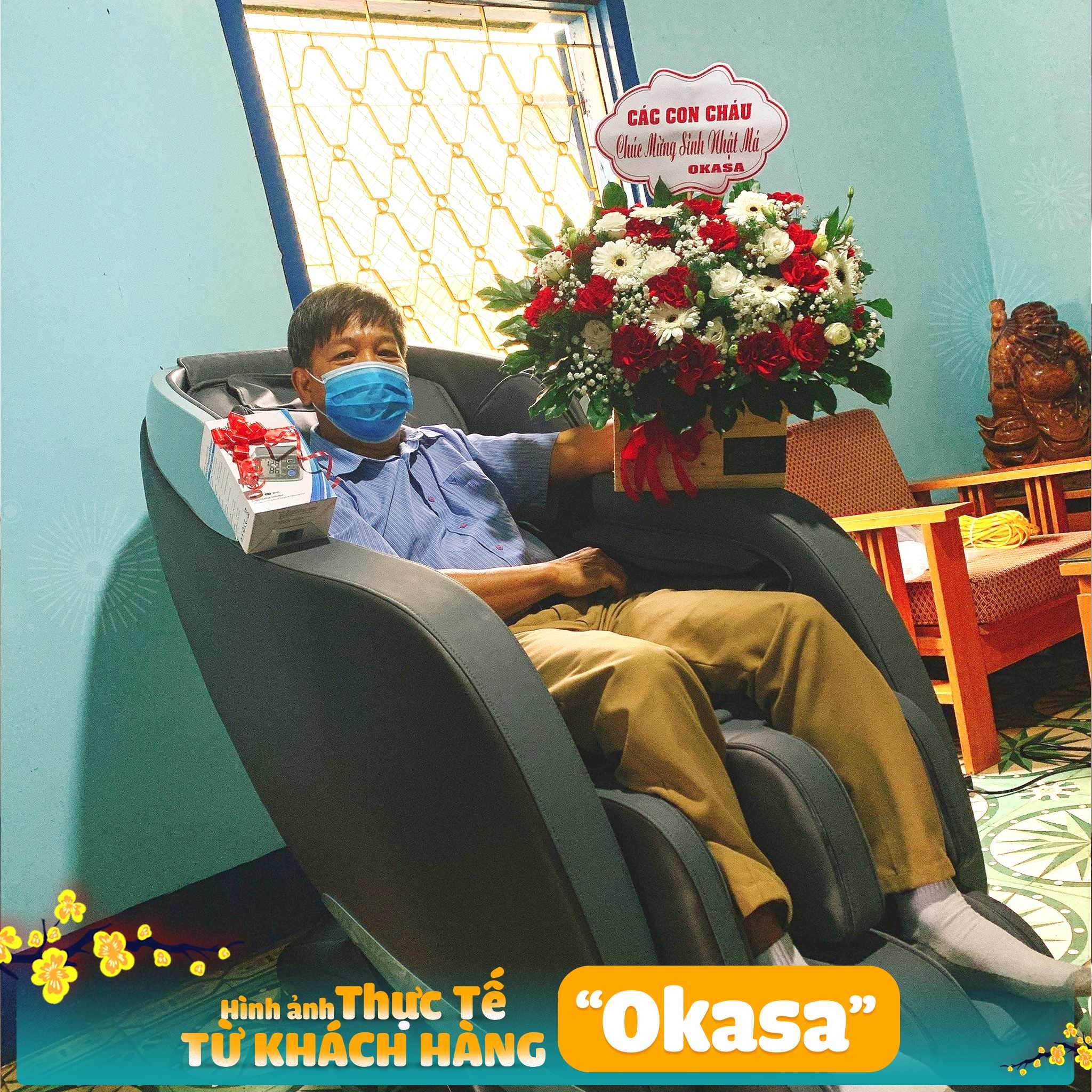 Ghế massage Okasa OS-568 Plus (Hàng trưng bày)