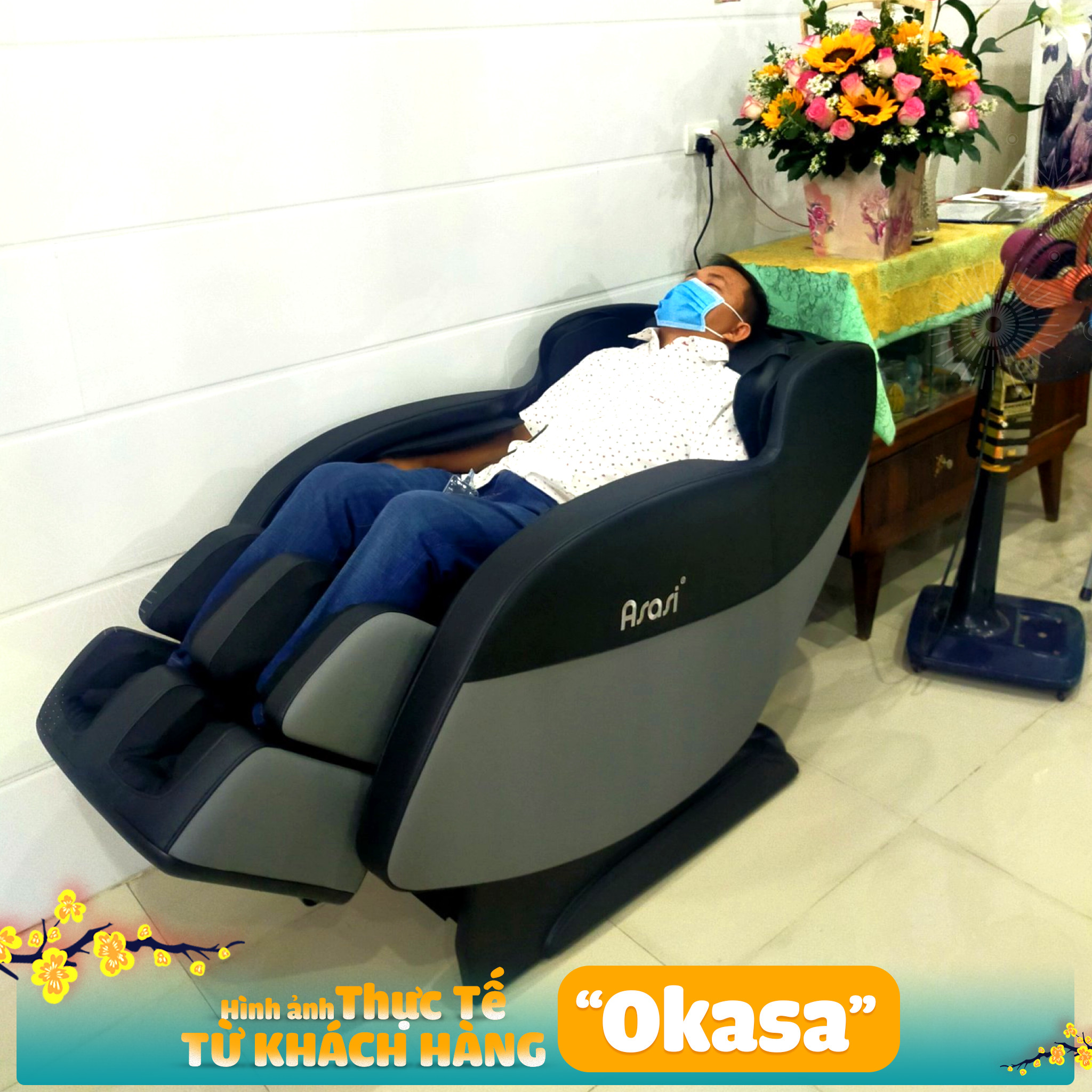 Ghế massage toàn thân Asasi S3